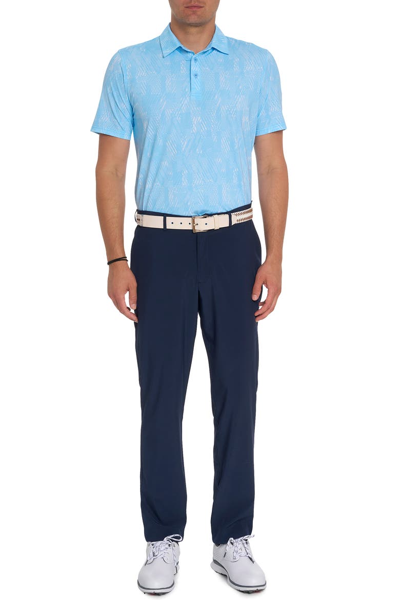 Beauford Short Sleeve Performance Golf Polo, Alternate, color, LIGHT BLUE