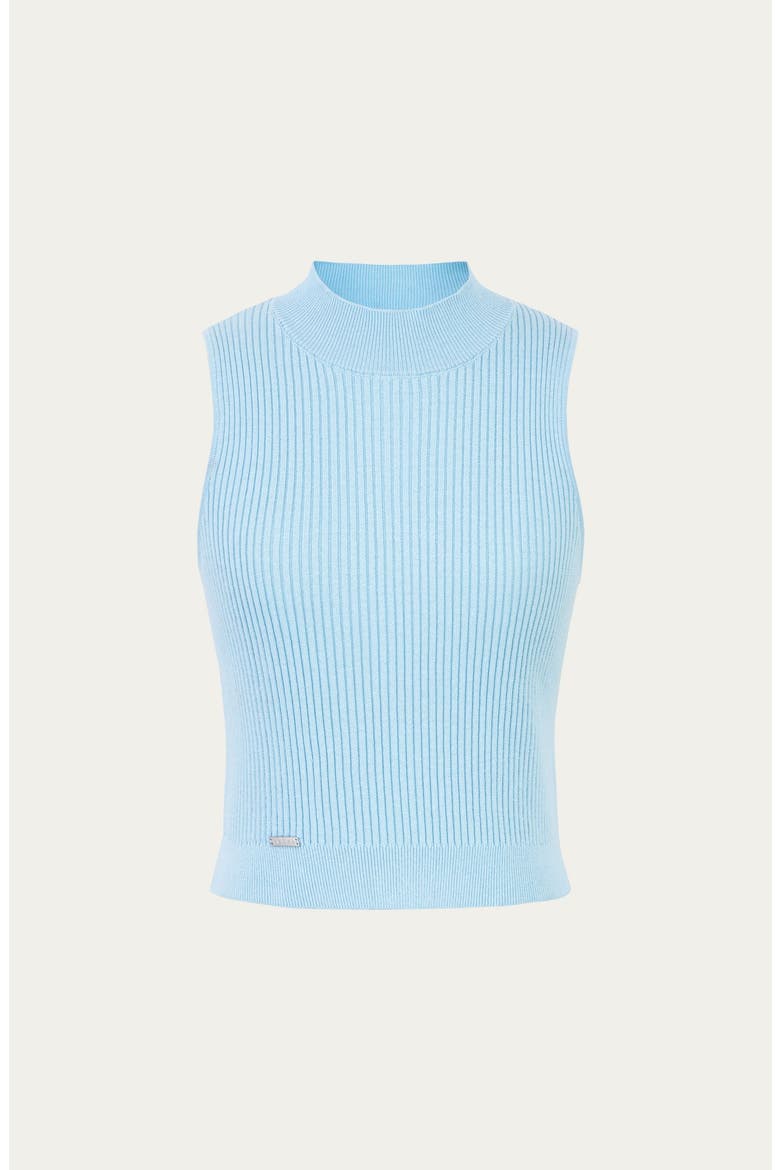 Sera Rib Knit Tank, Alternate, color, Blue
