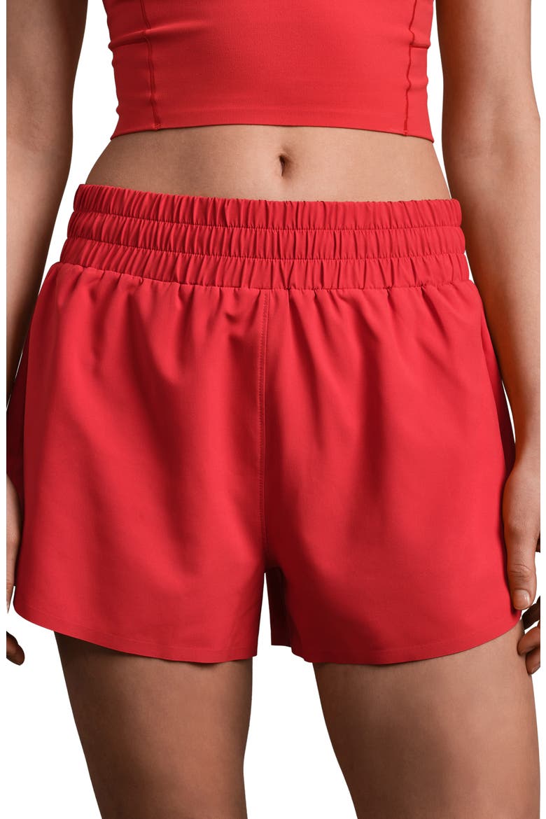 Mirage 3-Inch Lined Recycled Polyester Running Shorts, Main, color, CABANA RED