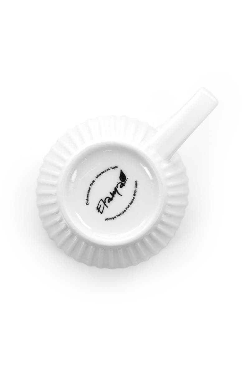 Elama Elle 12 Piece Round Porcelain Mug Set, Alternate, color, White