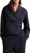 Reiss Annabel Shawl Collar Sweatshirt