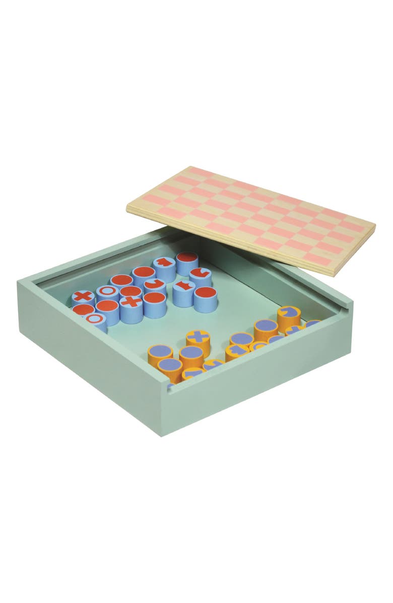 MoMA Two-in-One Chess & Checkers Set, Alternate, color,