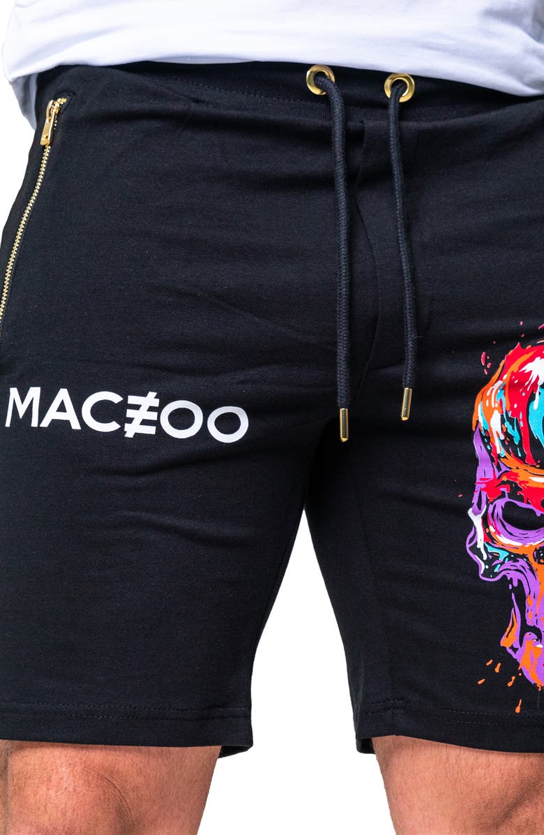 Maceoo Skullpaint Shorts, Alternate, color,