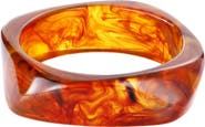Adornia Tortoise Acrylic Cuff Bracelet