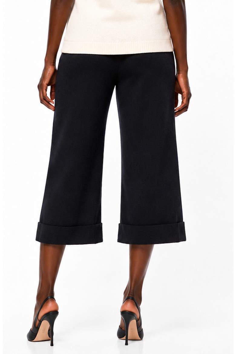 Wide Cuff Sweater Pants, Alternate, color, BLACK