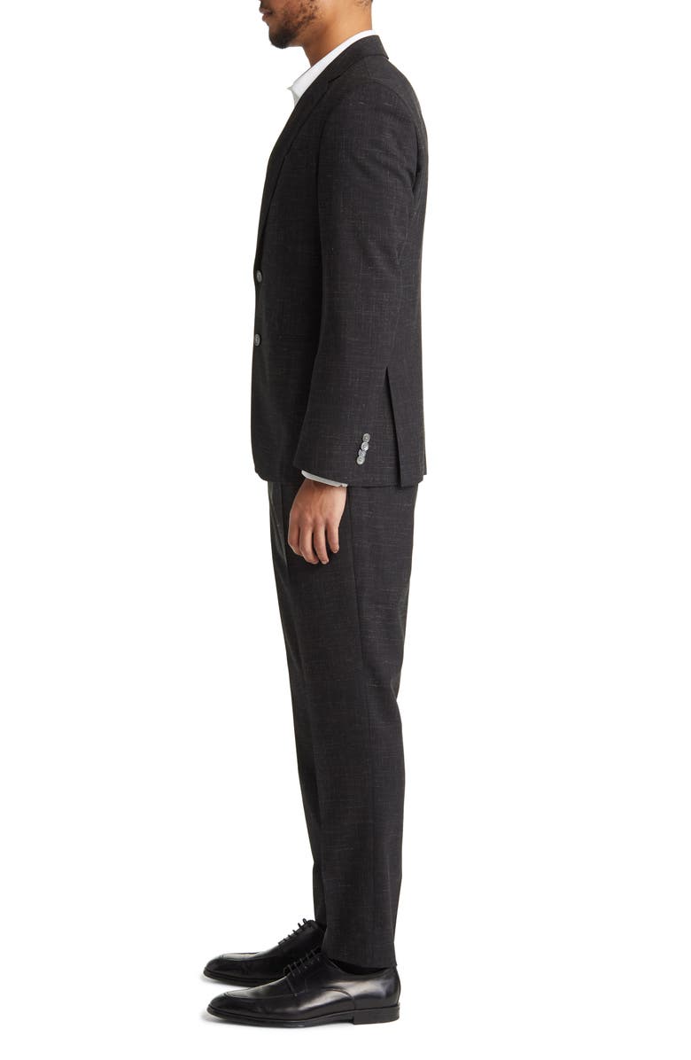 BOSS Huge Virgin Wool & Linen Suit, Alternate, color,