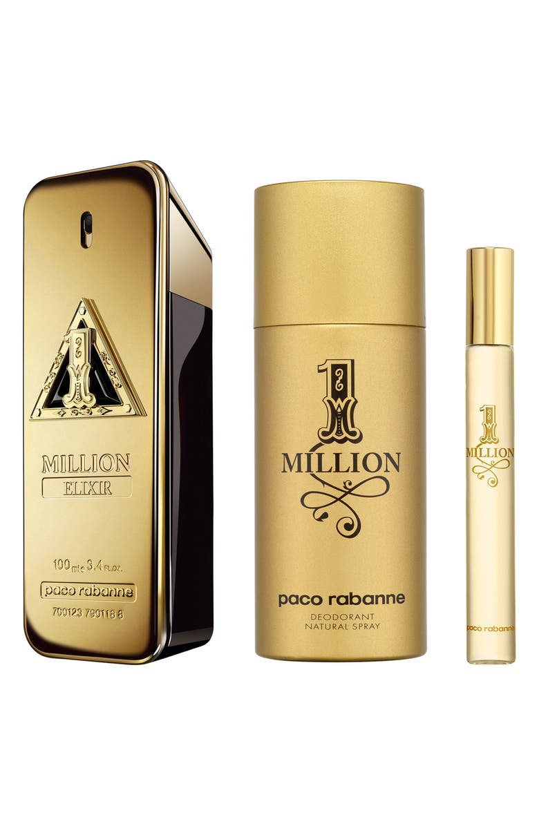 Rabanne 1 Million Elixir Parfum Intense Set USD $178 Value, Alternate, color, 