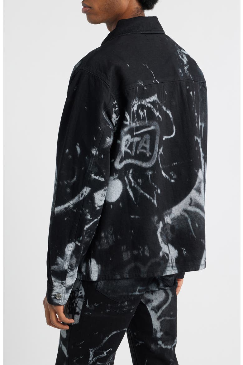 Norris Graffiti Shirt Jacket, Alternate, color, GRAFFITI GRAPHITE