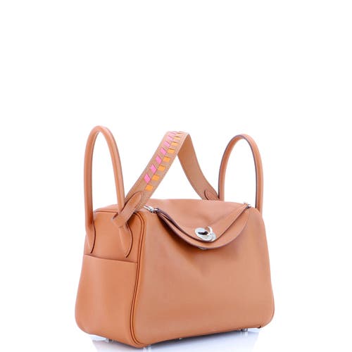 Pre-owned Hermes Hermes Lindy Bag Swift With Tressage Epsom 26 In Gold