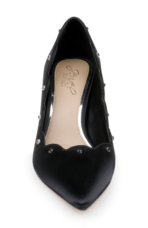 Jewel Badgley Mischka Eleni Pointed Toe Pump In Black