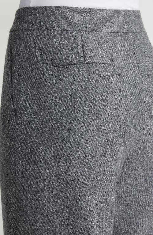 Lafayette 148 New York Gates Flecked Donegal Tweed Pants In Graphite Multi