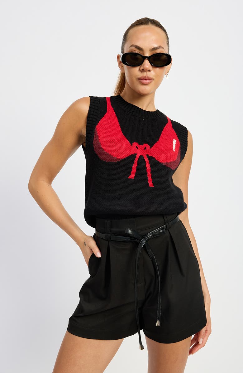 En Saison Clarisse Belted Pleated Shorts, Alternate, color, 