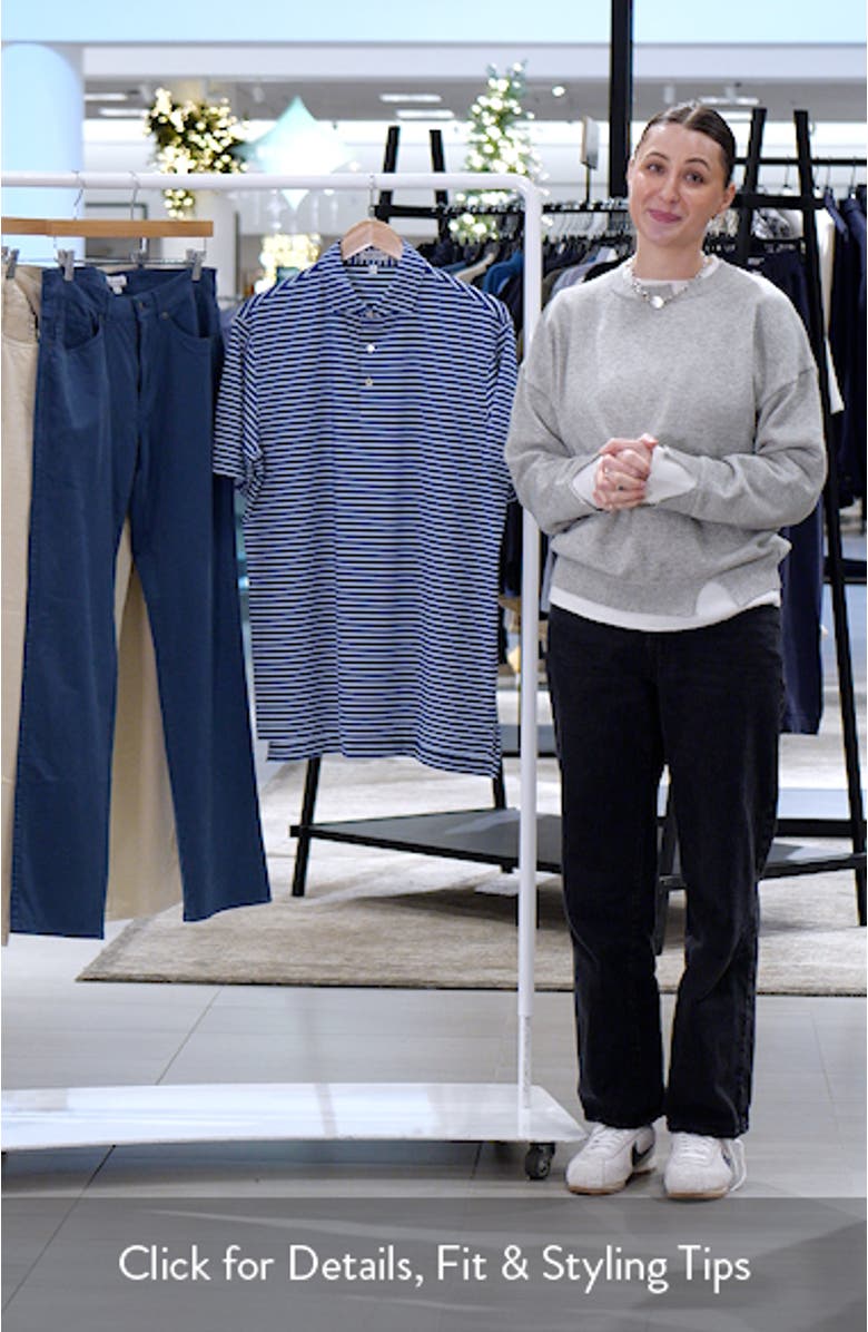 Dunnes Stripe Performance Jersey Polo, sales video thumbnail