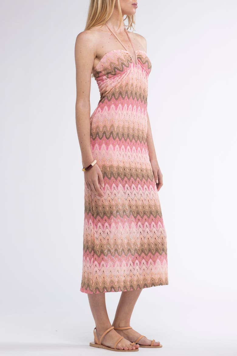 Eddy Knit Bodycon Dress, Alternate, color, Pink