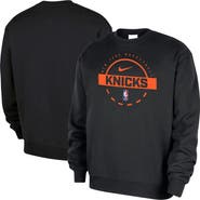 Nike Men's Nike  Black New York Knicks 2025/26 Authentic Practice Club Sweatshirt