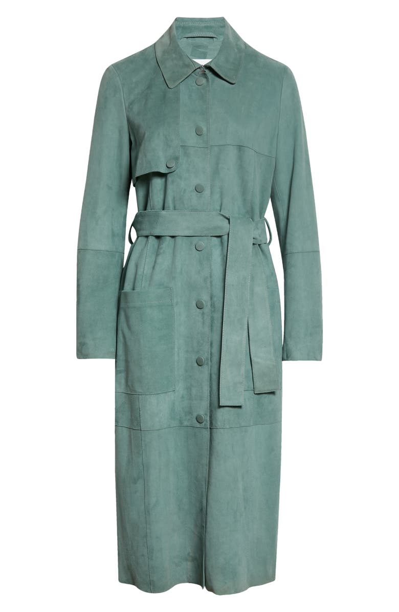 BOSS Soseda Belted Suede Jacket, Alternate, color,