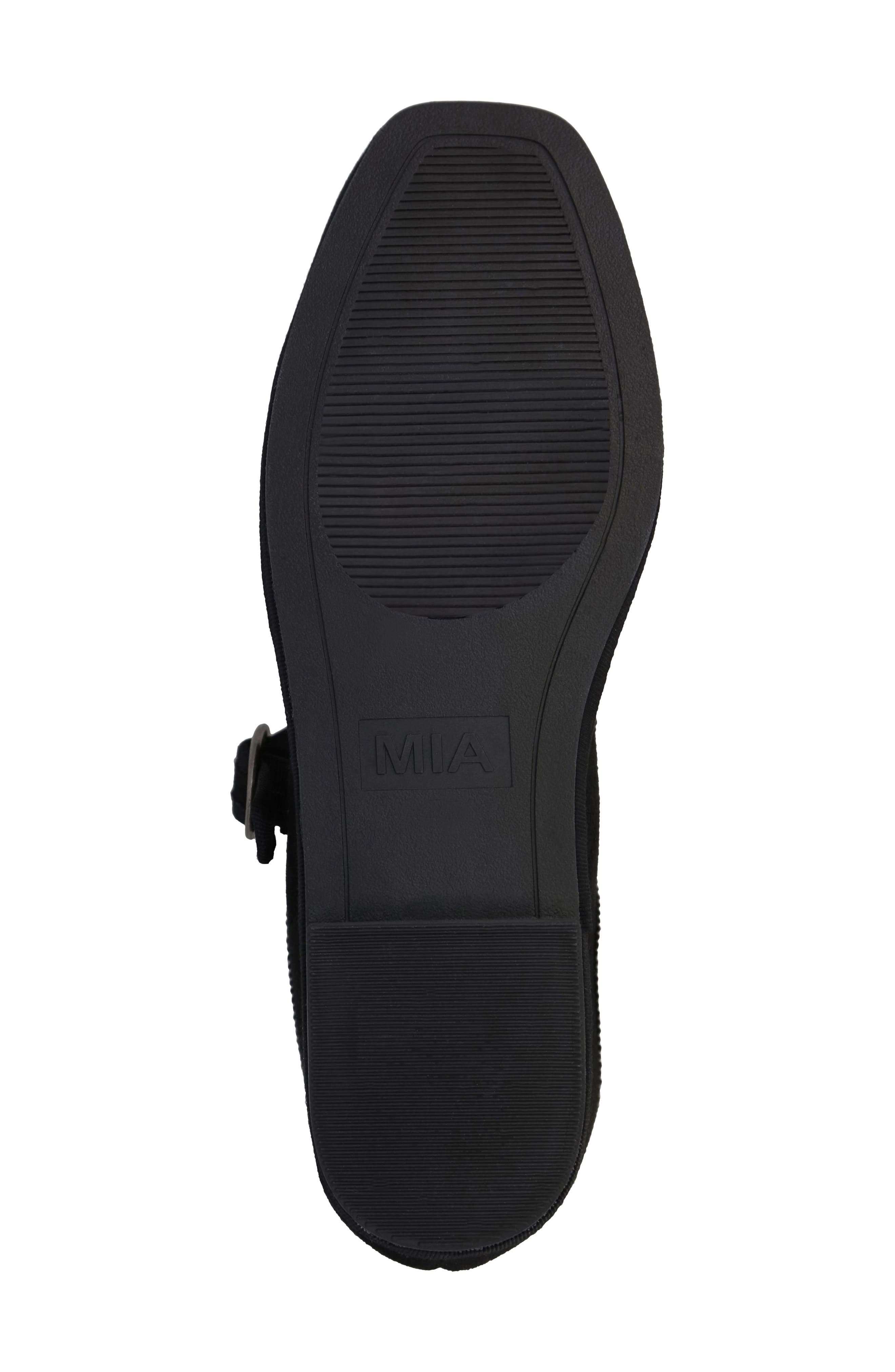 Miluna Mary Jane Flat, Alternate, color, BLACK
