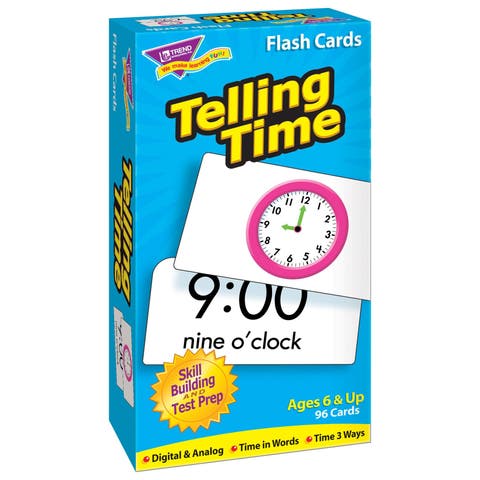 Telling Time Skill Drill Flash Cards
