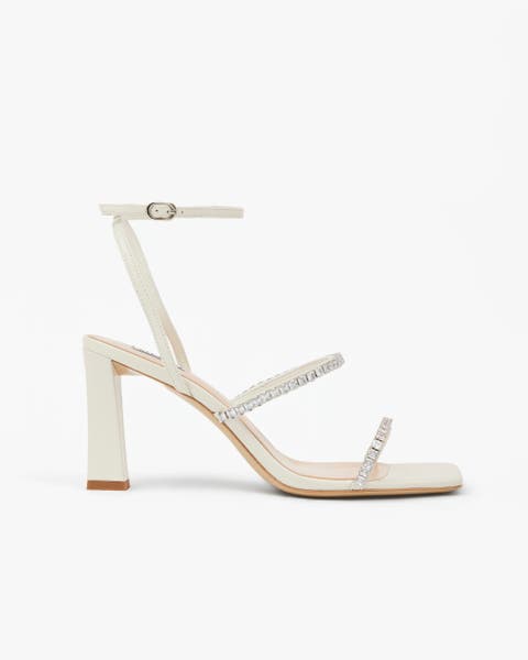 Nidal Rhinestone Detail Heeled Sandals