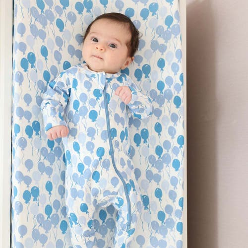 Norani Balloons Print Organic Cotton Footie