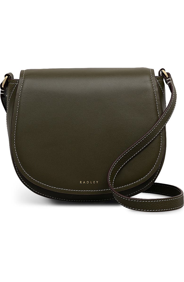 Radley Liverpool Gardens Medium Flapover Crossbody Bag, Main, color, Pine Needle