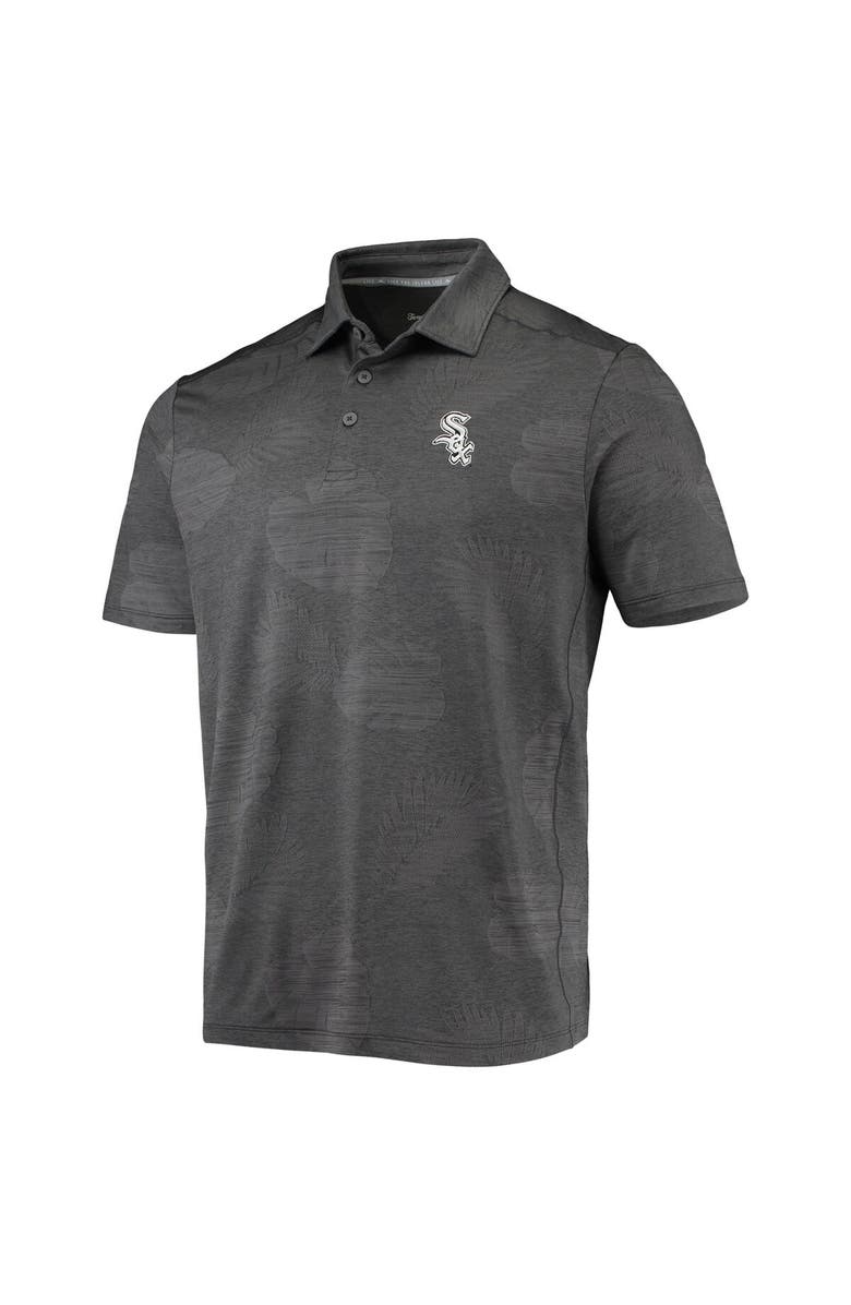 Tommy Bahama Men's Tommy Bahama Charcoal Chicago White Sox Palm Coast Delray Fond IslandZone Allover Polo, Alternate, color, 