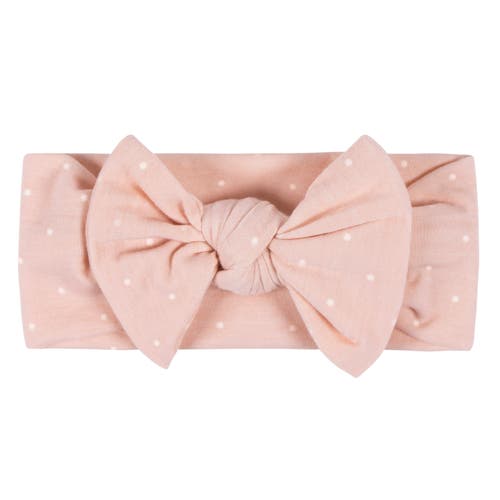 Just Born Swaddle Blanket & Headband Set In Pink