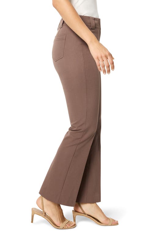 Nic + Zoe Nic+zoe Stretch Bootcut Pants In Brown
