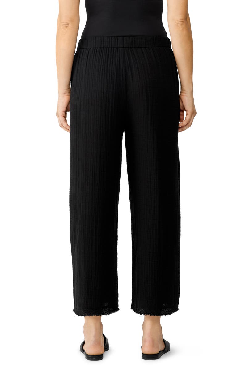Eileen Fisher Wide Leg Organic Cotton Pants, Alternate, color,