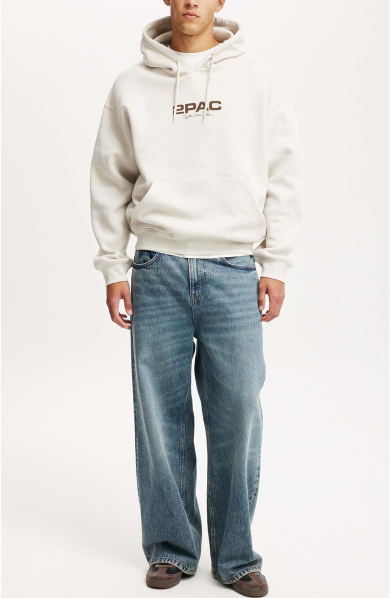 Cotton On Men's Box Fit Music Hoodie, Alternate, color, 