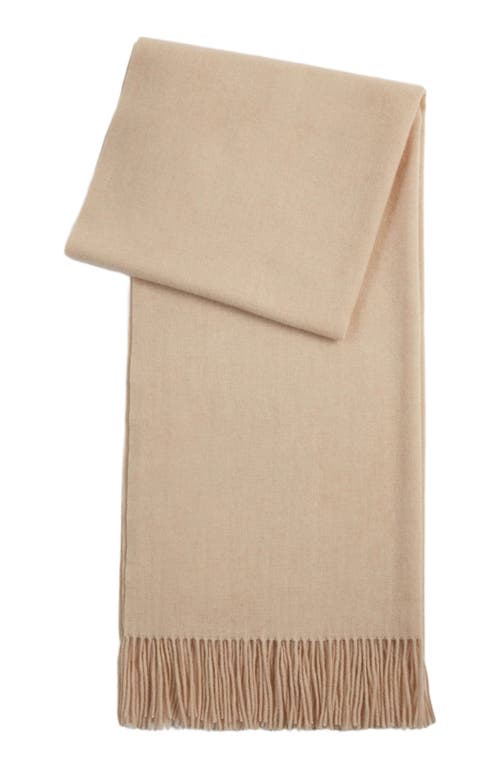 Gobi Mongolian Cashmere Oversized Cashmere Woven Scarf In Neutral