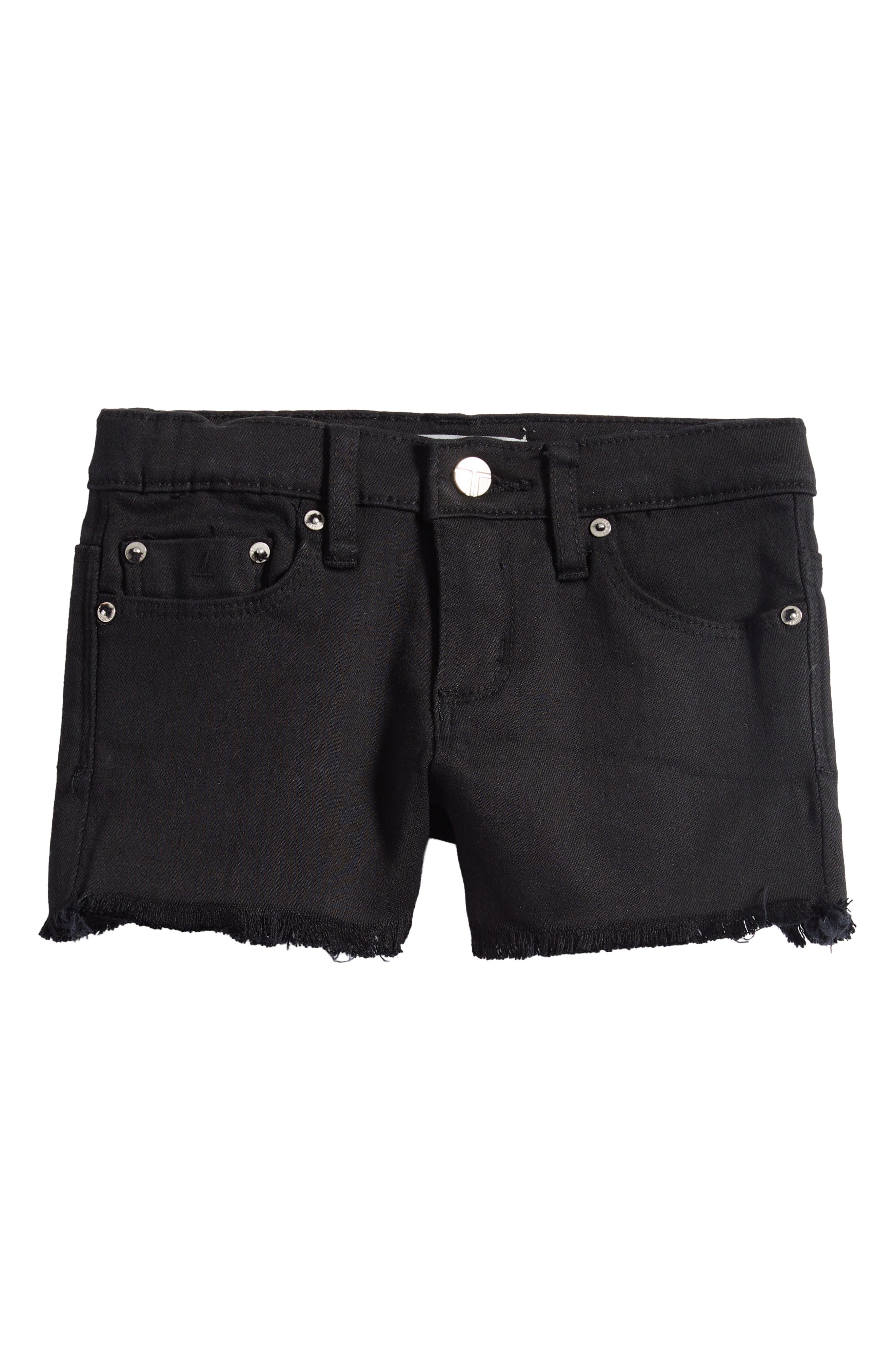 Tractr Kids' Frayed Hem Denim Shorts