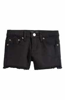 Tractr Kids' Frayed Hem Denim Shorts