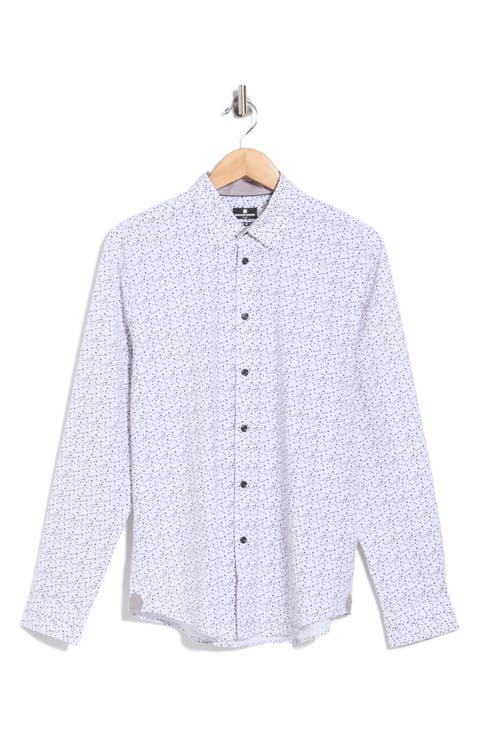 Mini Floral Button-Up Shirt