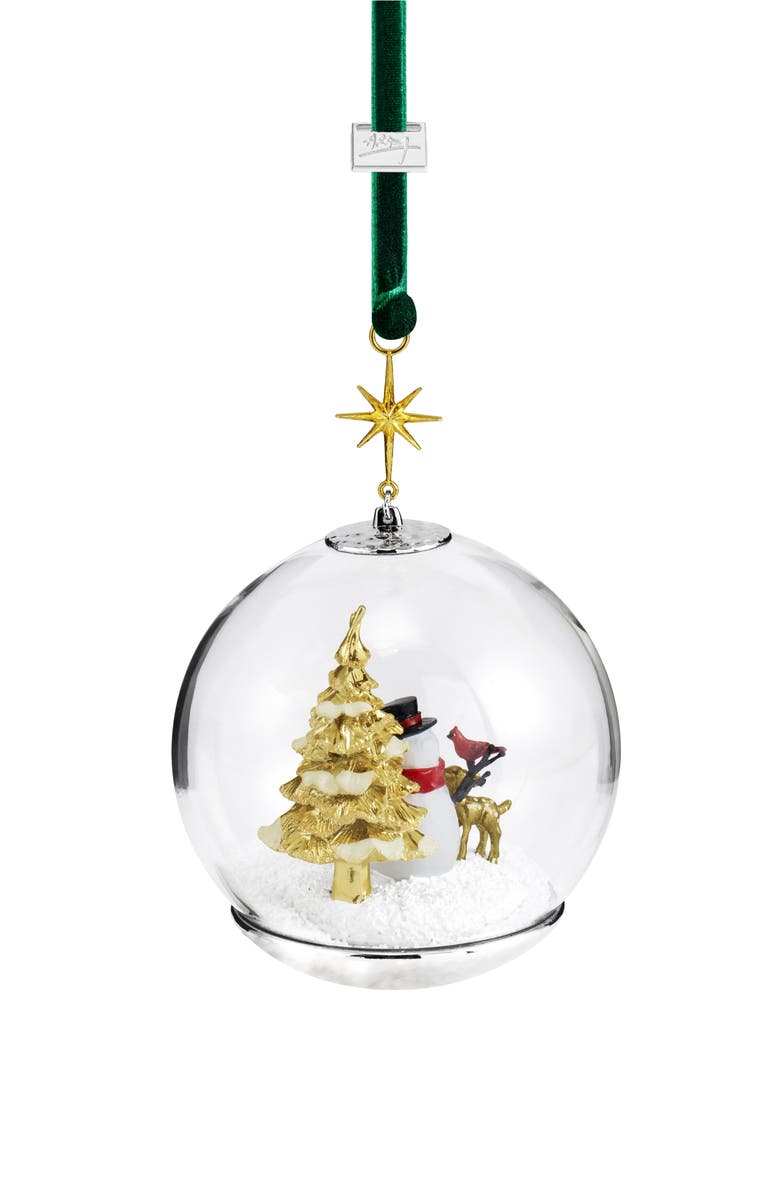 Michael Aram Snowman First Friends Snow Globe Ornament, Alternate, color,