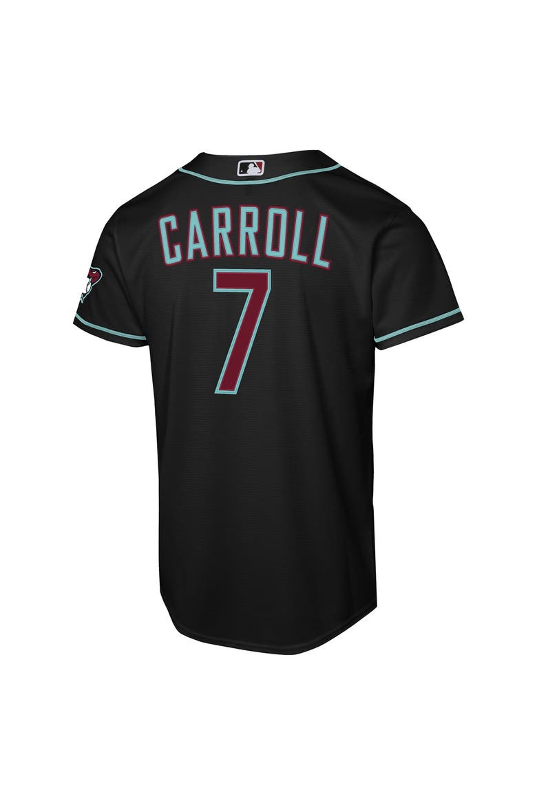 Youth Nike Corbin Carroll Black Arizona Diamondbacks Alternate Stadium Jersey, Alternate, color, Black