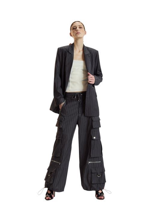 Pinstripe Cargo Pants