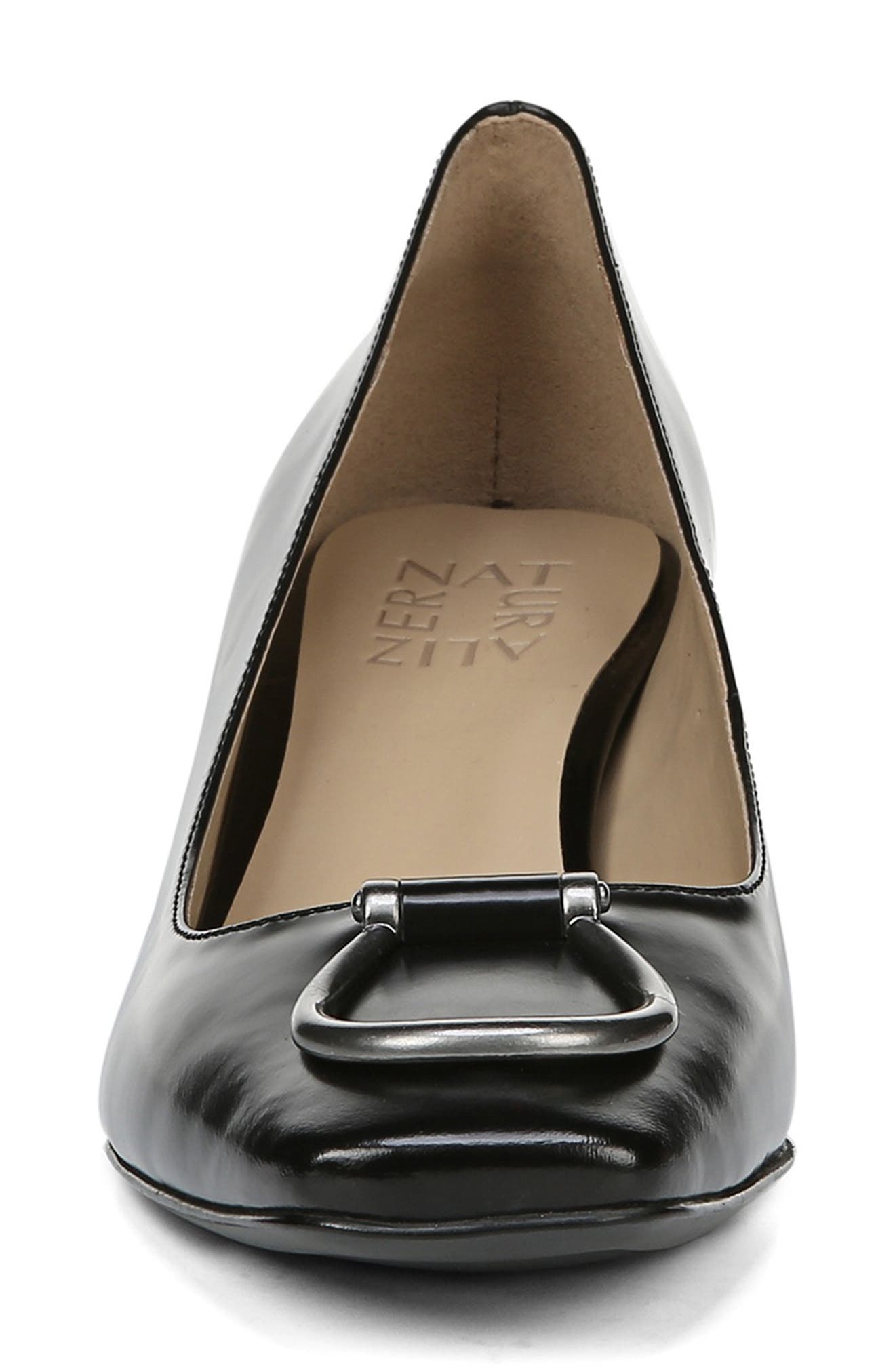 Kalissa Pump, Alternate, color, BLACK BRUSHOFF LEATHER