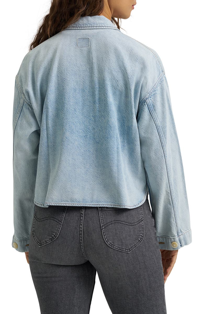 Lee Utility Overshirt, Alternate, color, Soften Up