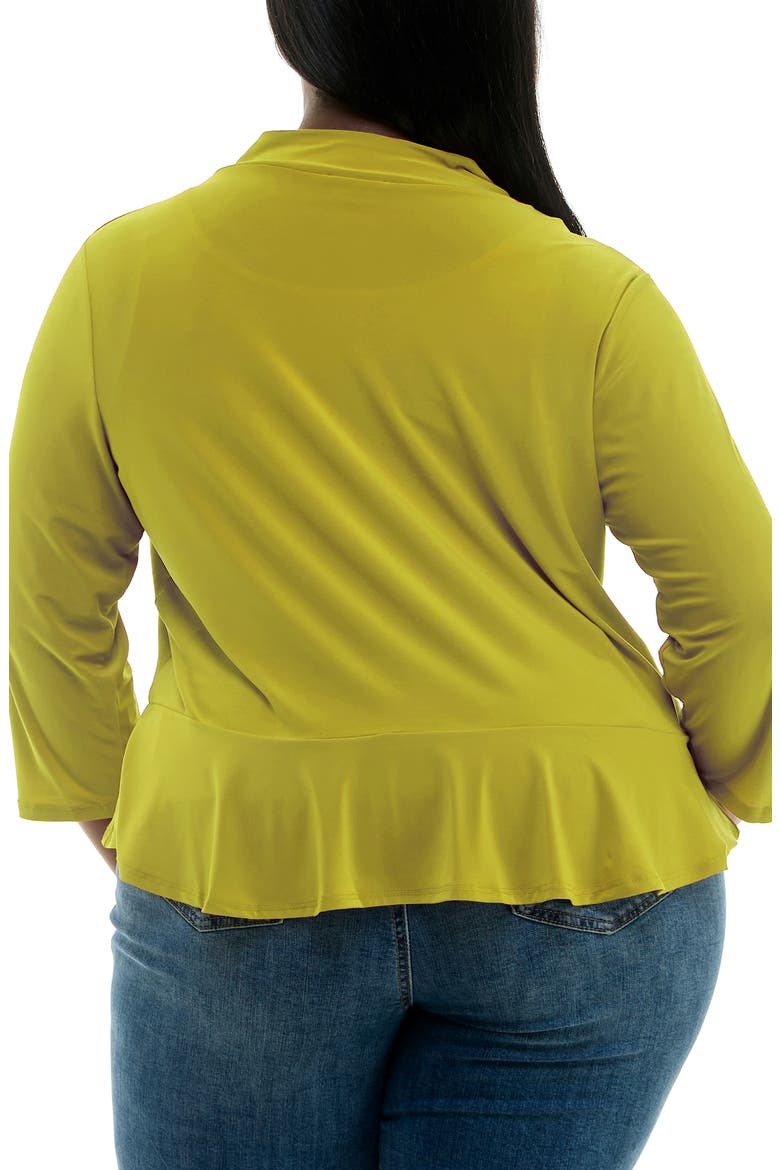 Ruffle Bolero, Alternate, color, CHARTREUSE