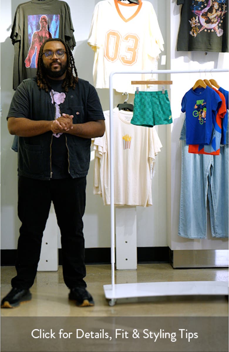 Kids' Logo Check Athletic Shorts, sales video thumbnail