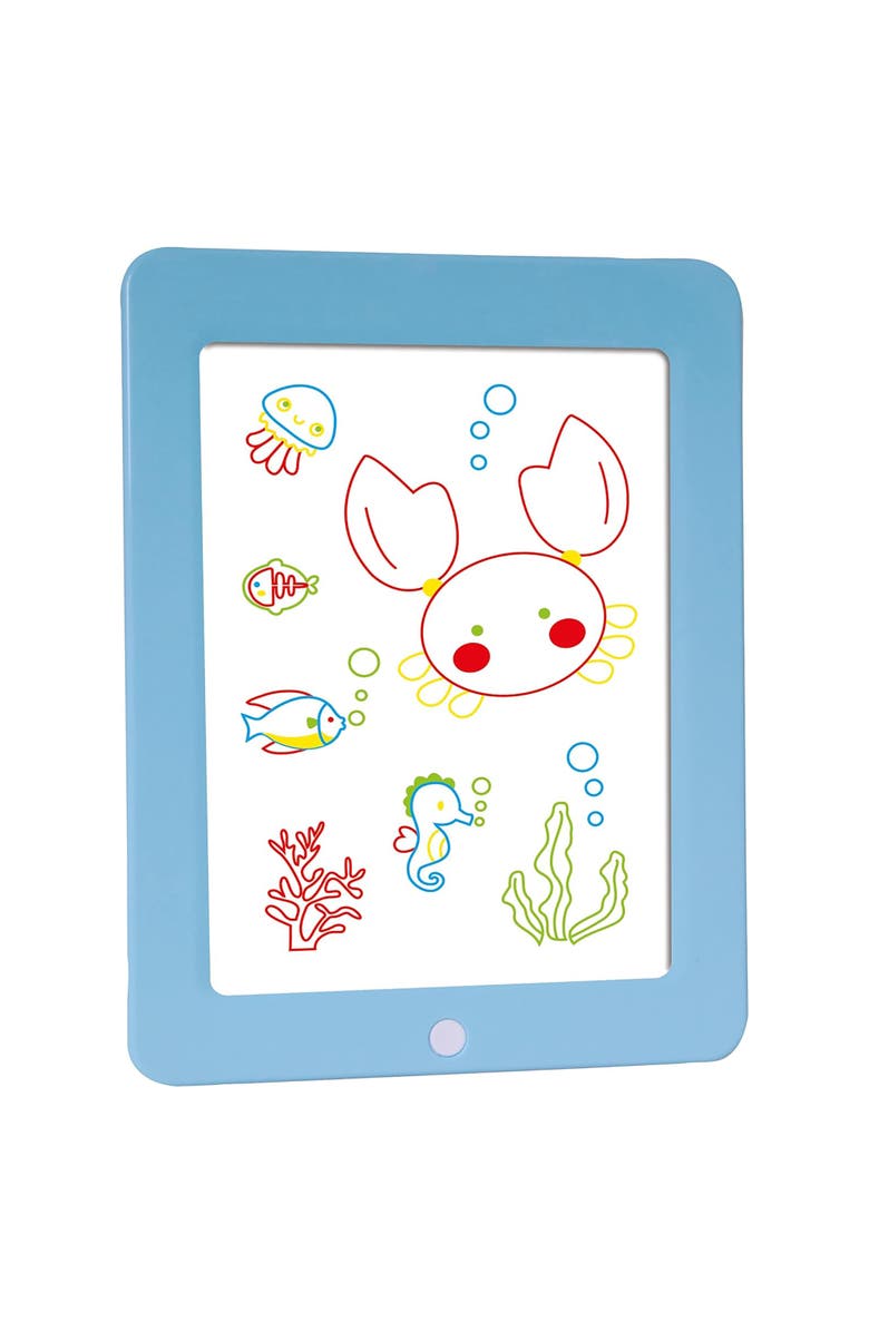 Buddy & Barney Neon Glow Drawing Board Ages 5+, Alternate, color, Multicolored