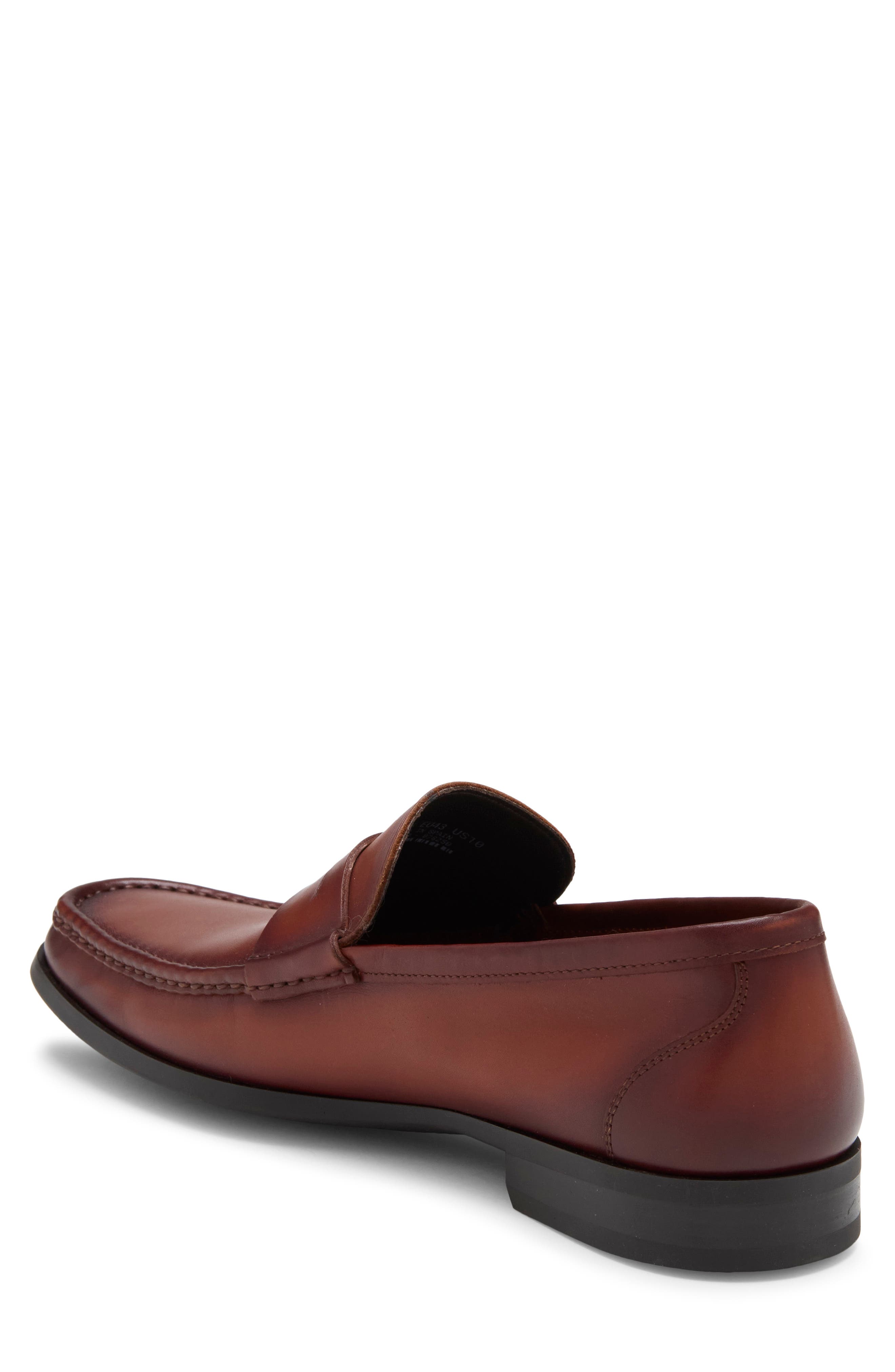 Gentry Penny Loafer, Alternate, color, BRANDY