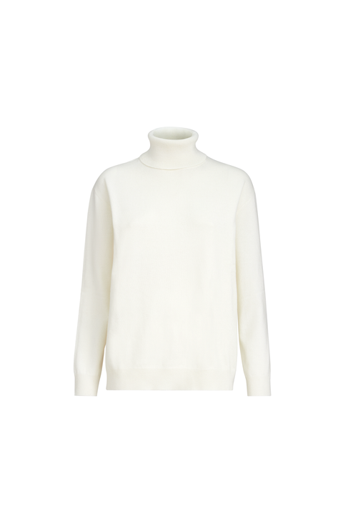 Cashmere sweater with monili