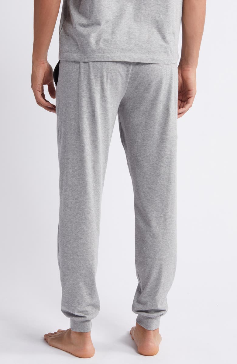 BOSS Mix Match Pajama Joggers, Alternate, color, Medium Grey/ Black