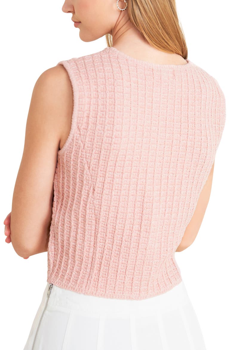 Ribbed Knit Sweater Tank, Alternate, color, SOFT PINK