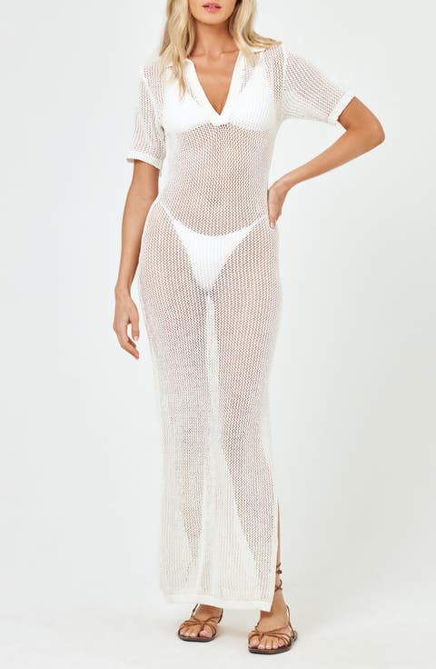 Sydney Open Stitch Cover-Up Dress