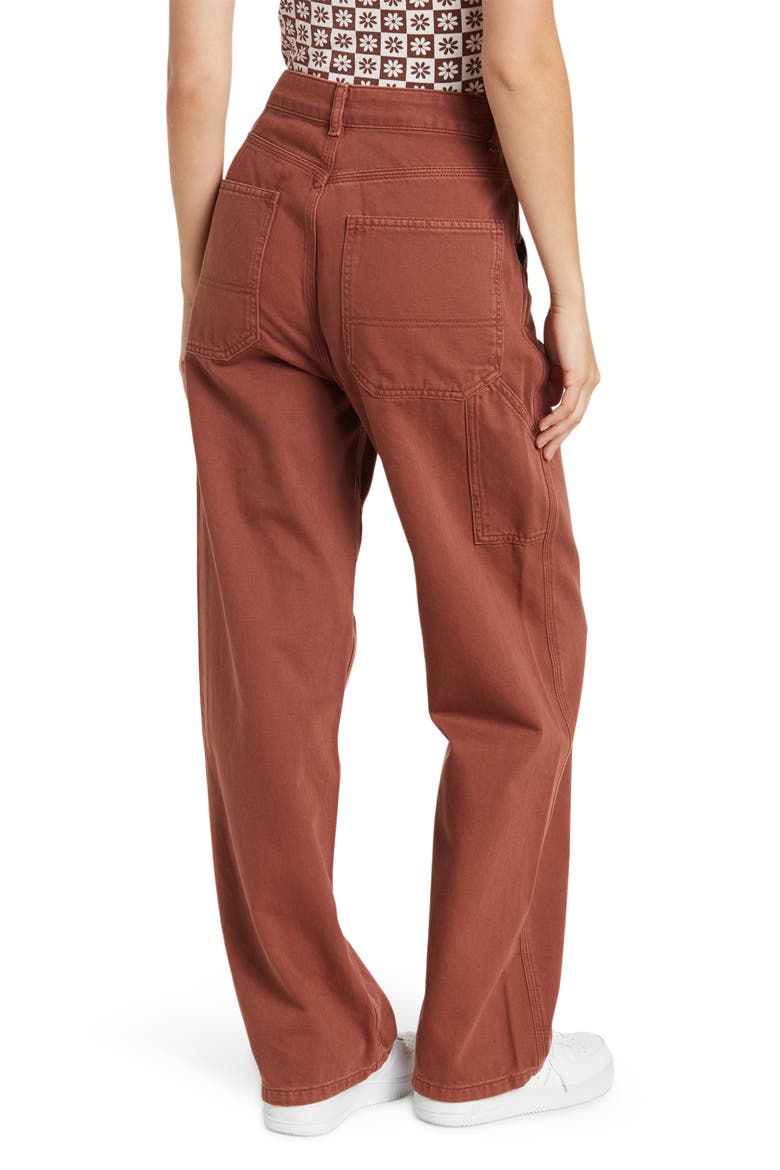 Oversized Mom Jeans, Alternate, color, COPPER