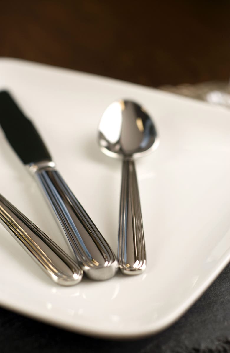 Fortessa Metropolitan 20-Piece Place Setting, Alternate, color, Silver