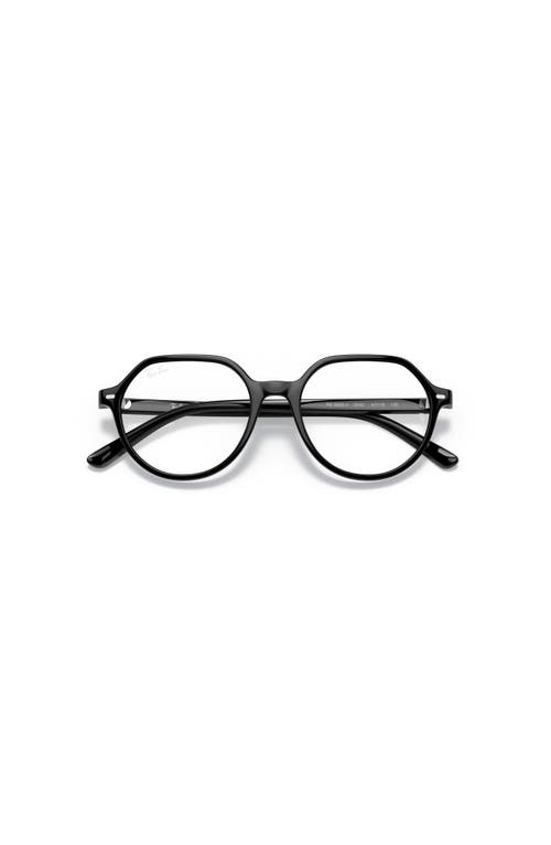 Ray Ban Ray-ban 47mm Square Optical Glasses In Black